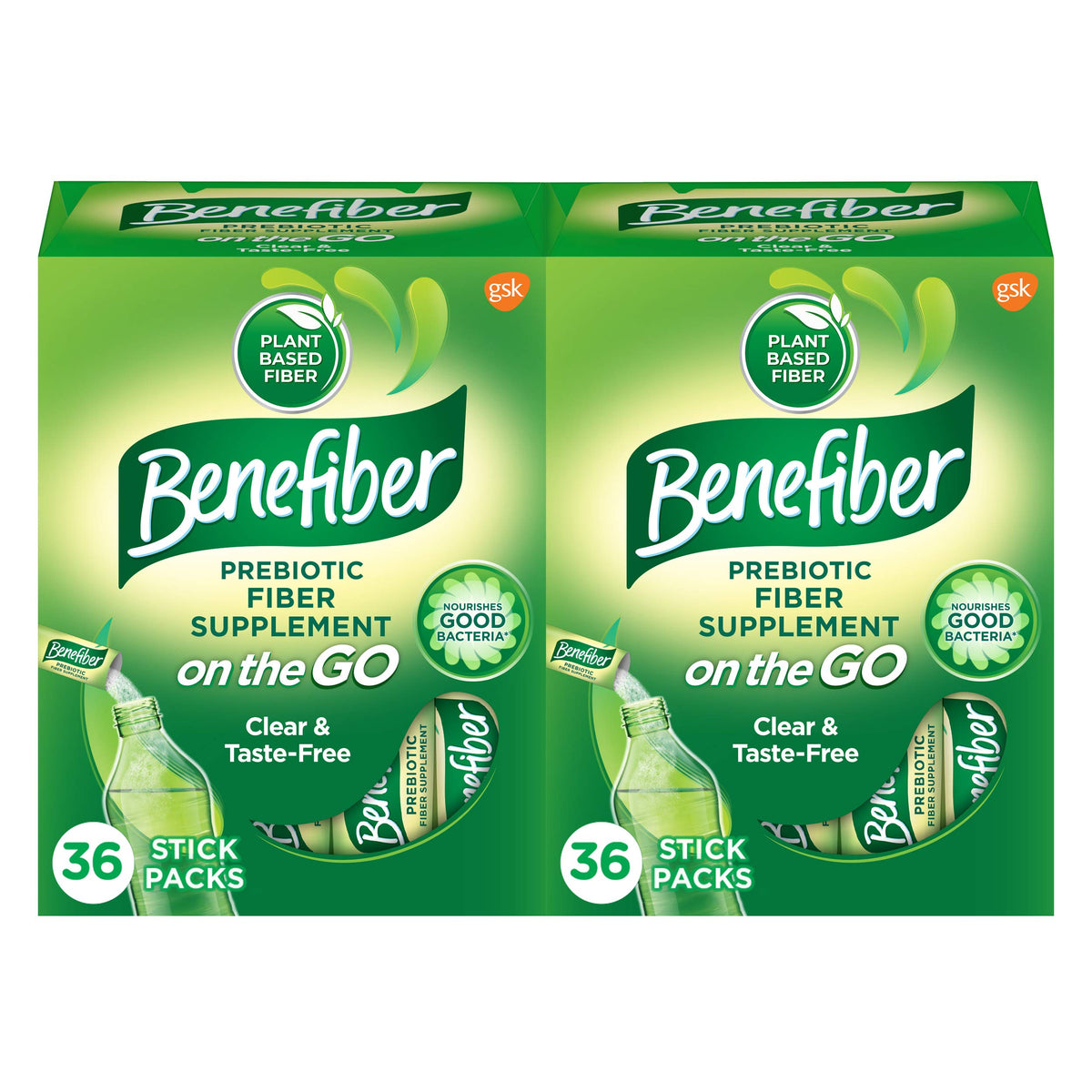 Benefiber On The Go Prebiotic Fiber Supplement Powder