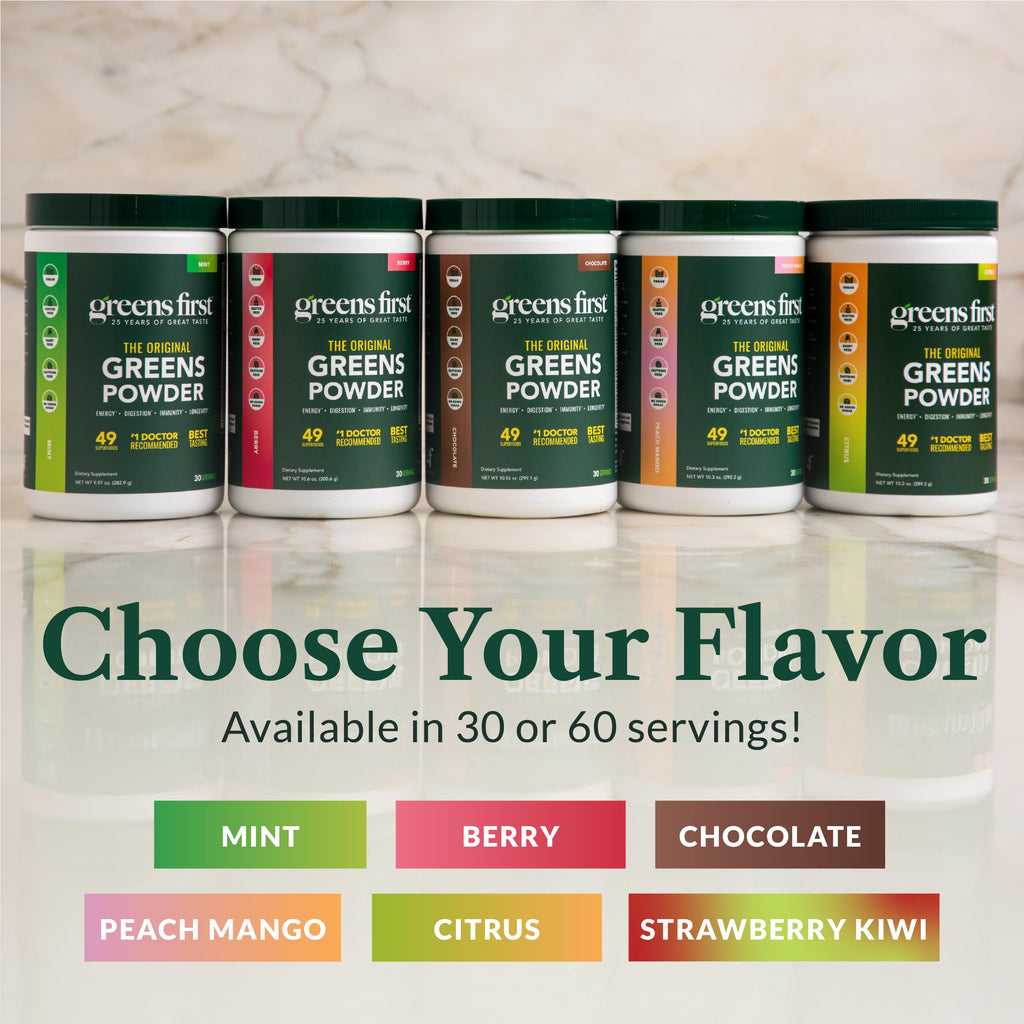 Greens First Original Greens Powder - 49 Superfoods - Organic Fruits