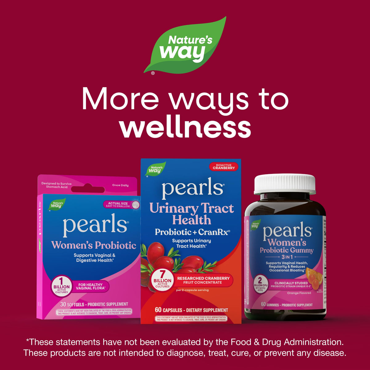 Nature's Way Pearls Urinary Tract Health Probiotic - 60 Capsules - image 7