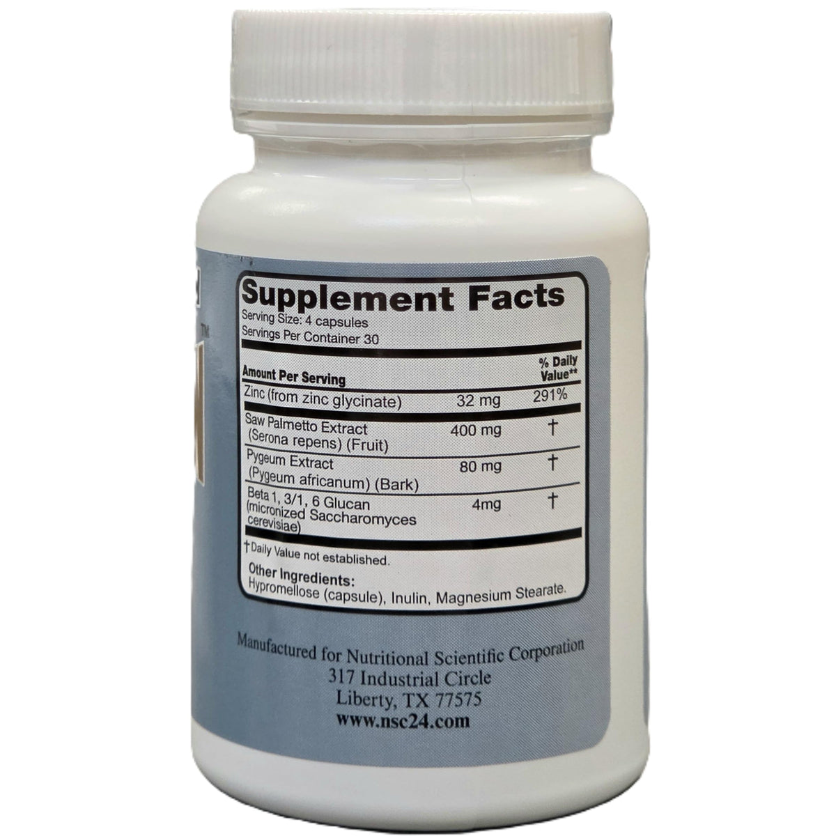 NSC Prostate Formula - 120 Capsules - image 3
