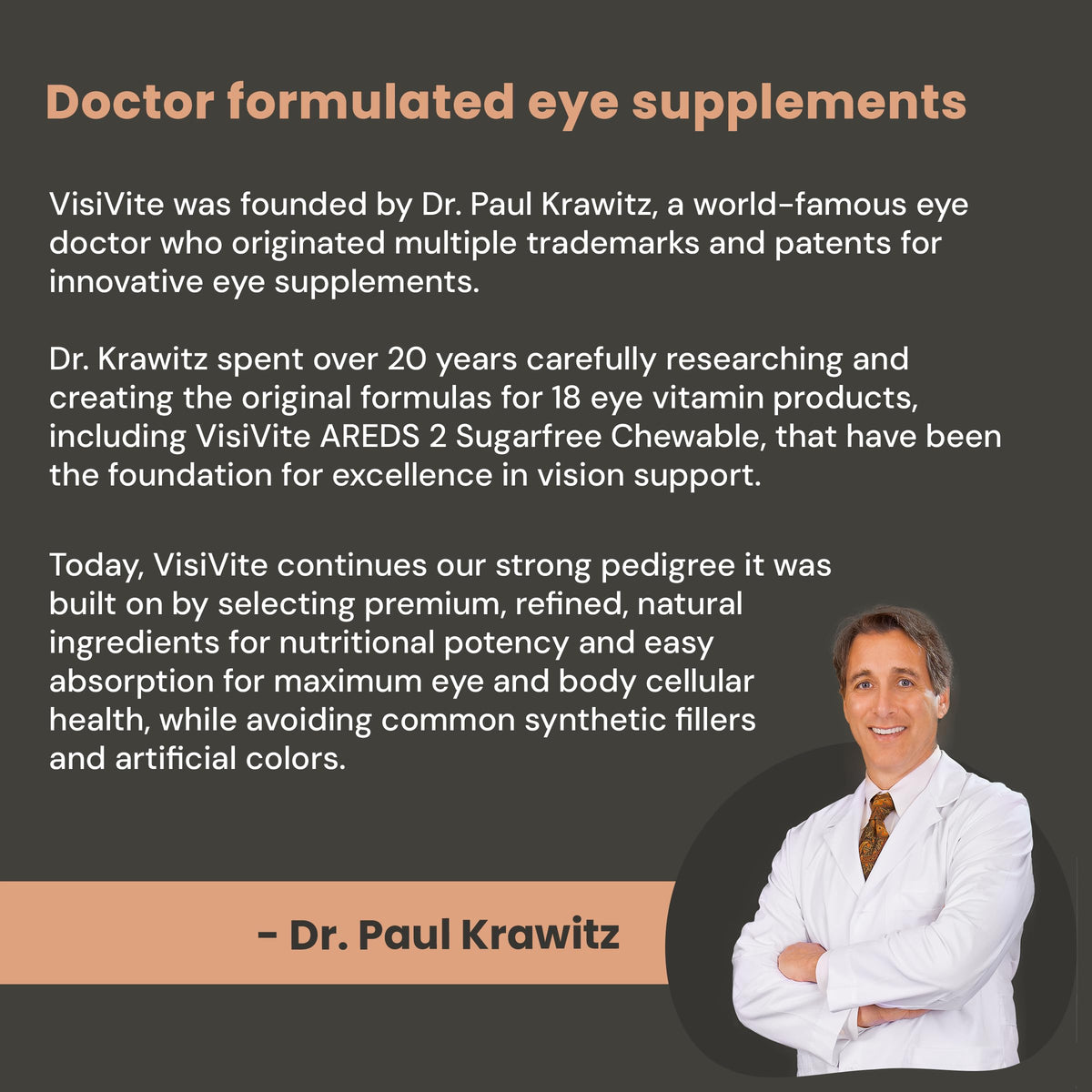 VisiVite AREDS 2 Sugar Free Eye Vitamins - 60 Chewable Tablets - image 5
