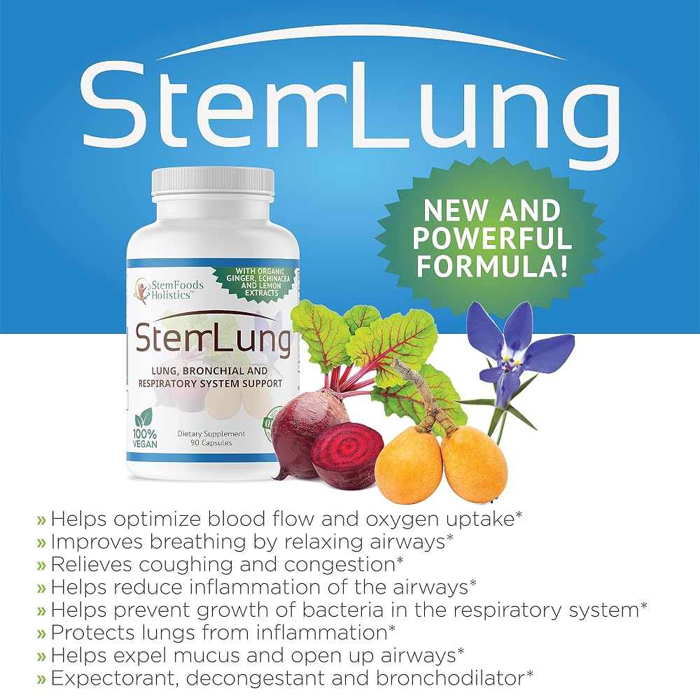 StemLung Respiratory System Support - 90 Capsules - image 5