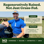 MK Supplements Grass-Fed Beef & Bison Organ Capsules, Made in USA