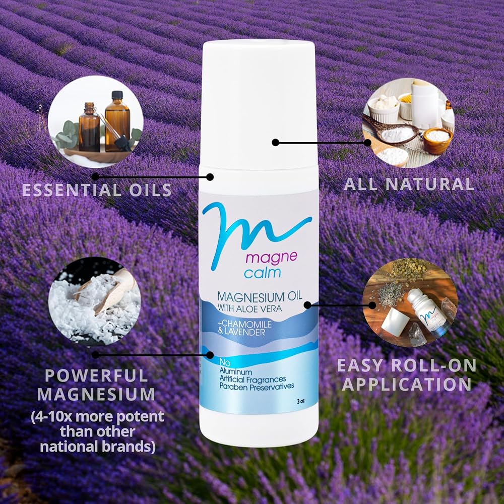 MG12 MagneCalm Roll-On with Lavender & Chamomile - 3 oz - image 3