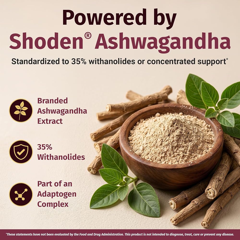 1 Body Adaptogen Complex Supplement with Ashwagandha - Mood