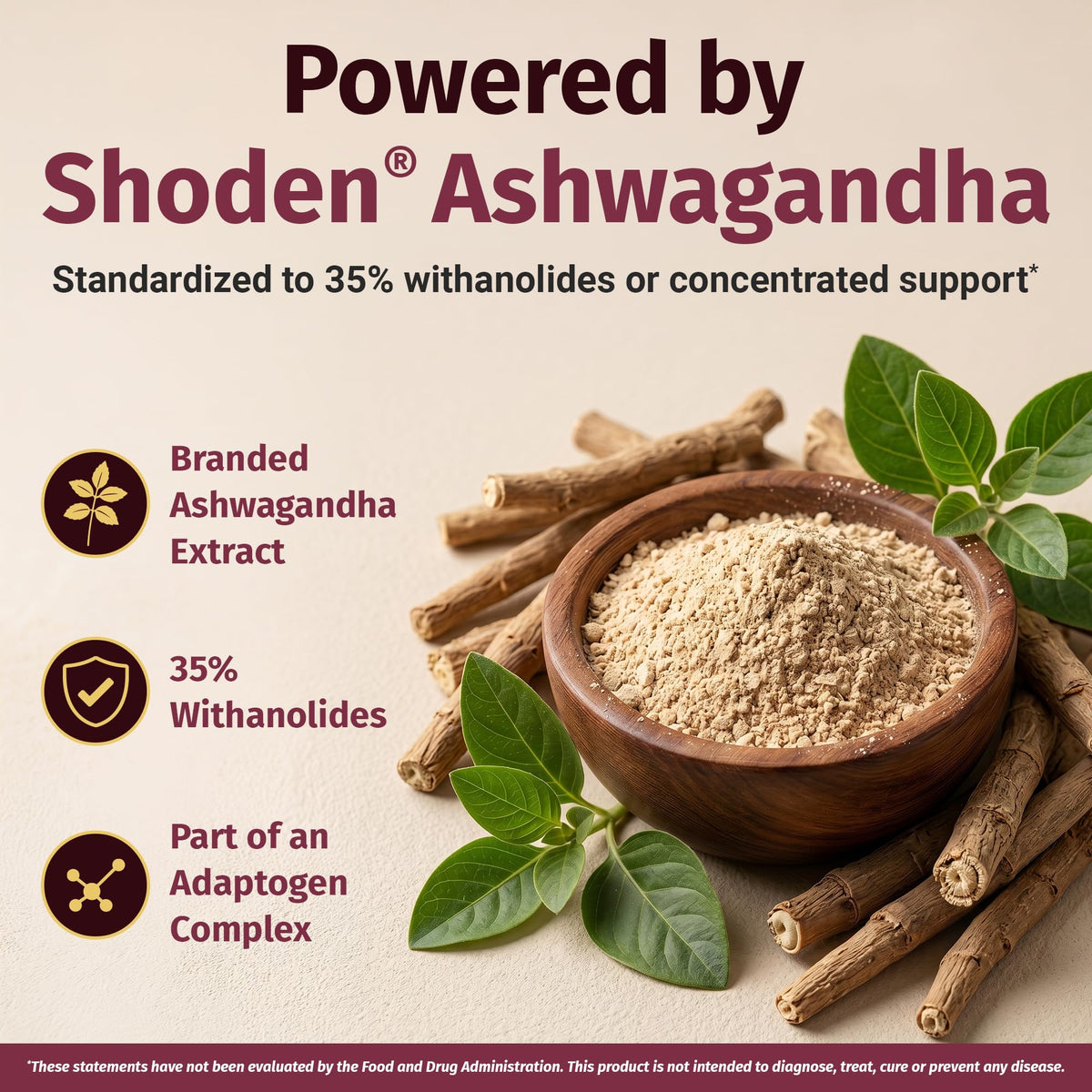 1 Body Adrenal Support Supplement with Ashwagandha - 60 Capsules - image 3