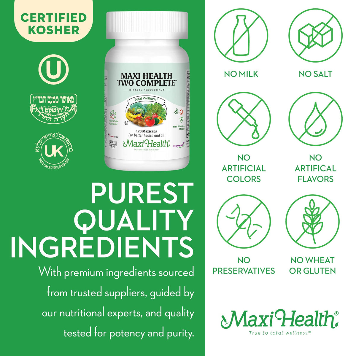 Maxi Health Multivitamins for Men and Women