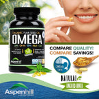 Aspen Hill Labs Wild Caught Antarctic Omega 3 Fish Oil - 60 Softgels - image 2