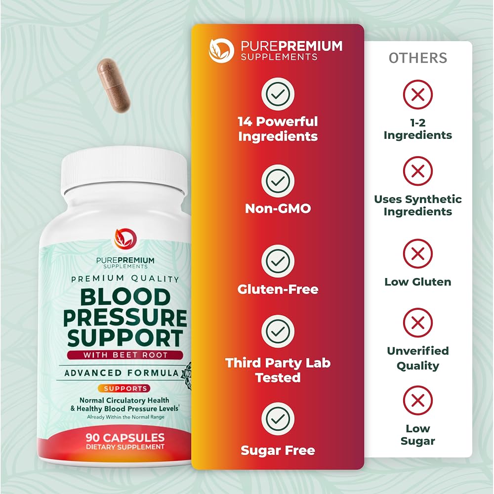 PurePremium Beet Root Capsules for Blood Pressure Support - image 8
