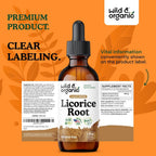 Wild & Organic Licorice Root Tincture - Digestive