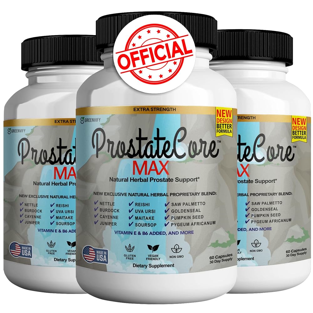 GREENVIFY ProstateCore Max Extra Prostate Supplements for Men Capsules