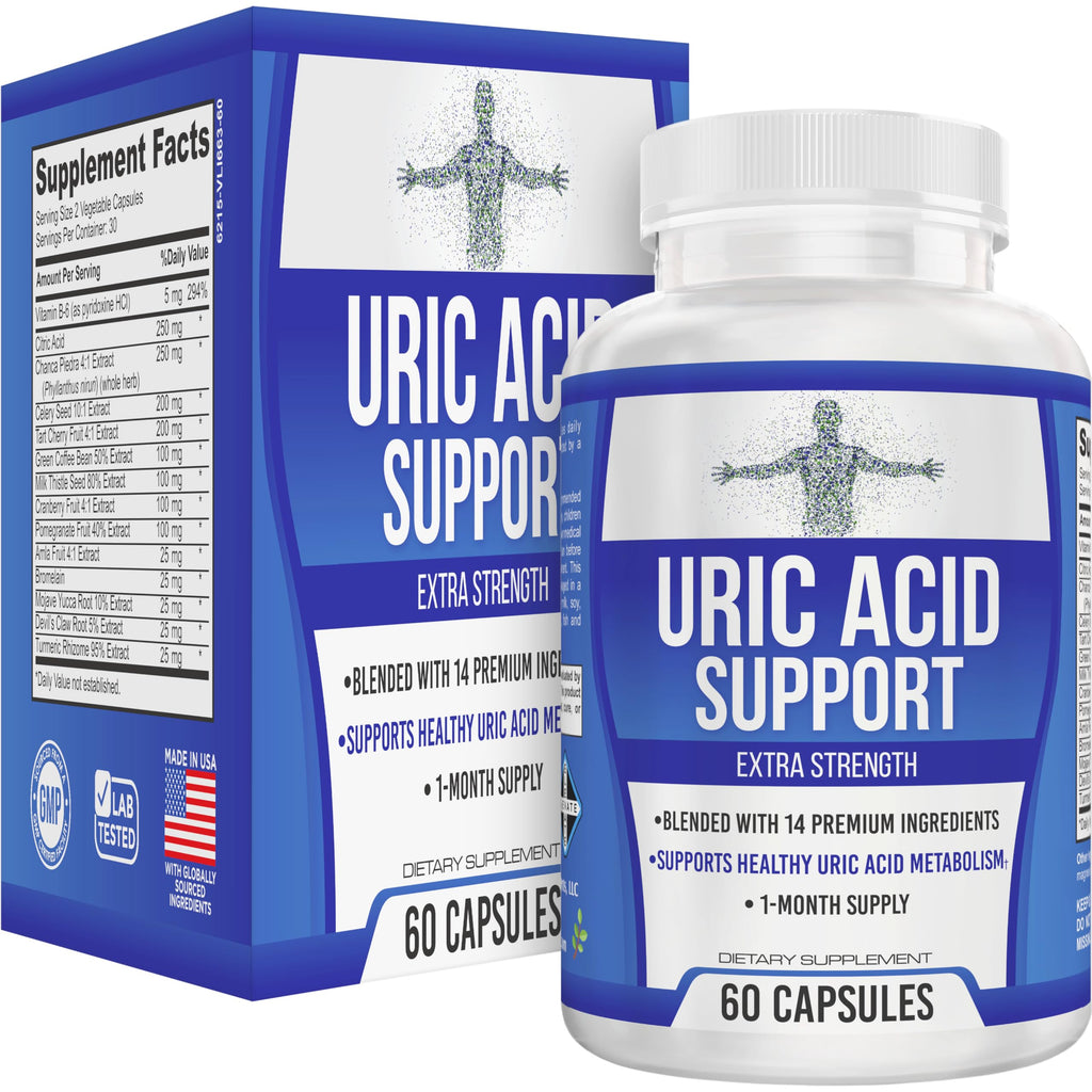 Elevate Recovery Uric Acid Support Complex 14-in-1 - 60 Vegetarian Capsules
