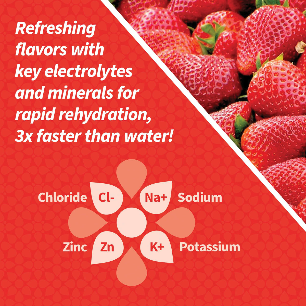 POWERLYTE Sport Hydration Electrolyte Solution Drink Strawberry - 8 Pack - image 3