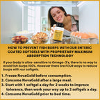 Nova Lucia Omega 3 Fish Oil 2000mg EPA DHA - 120 Softgels - image 2