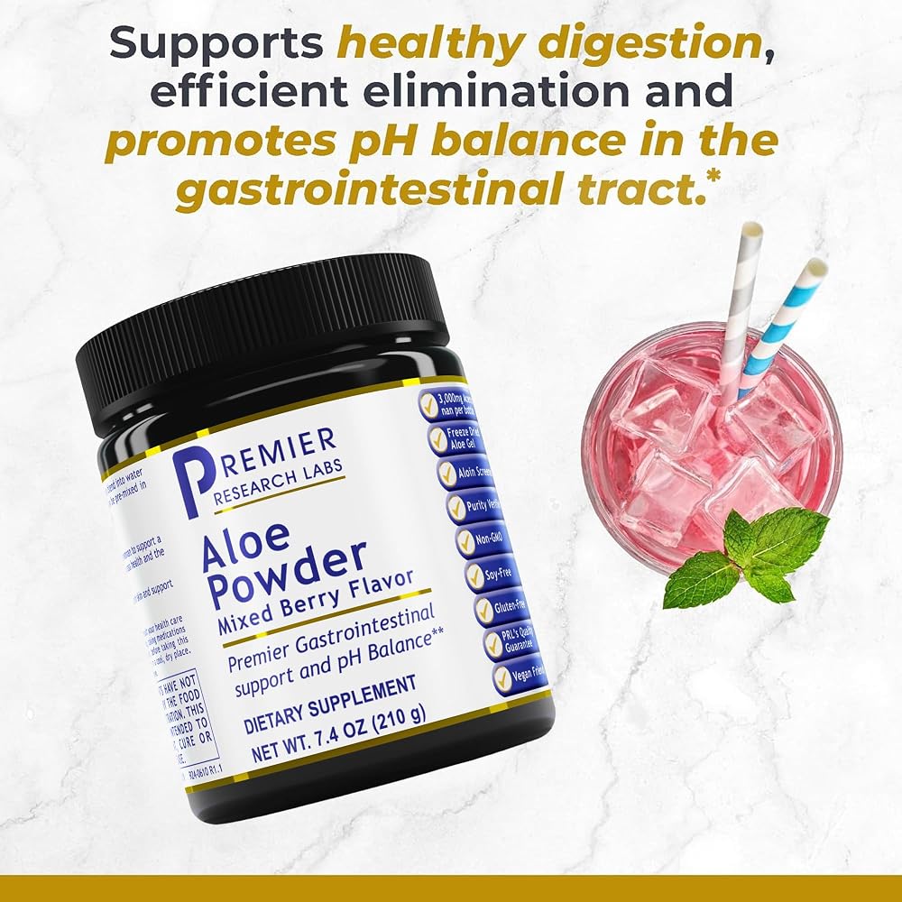 Premier Research Labs Aloe Vera Powder Mixed Berry - 7.4 Oz - image 2