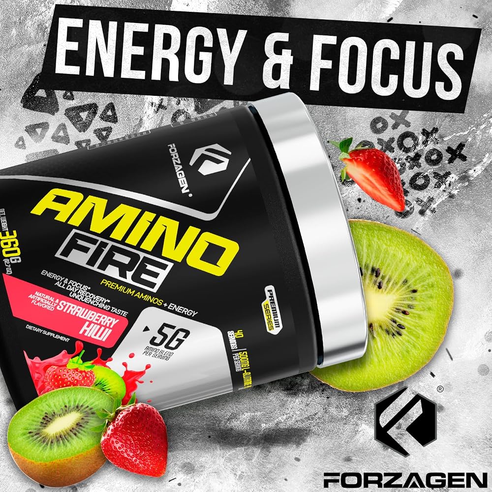Forzagen Amino Fire BCAA Energy Powder Pre-Workout - 40 Servings - image 5