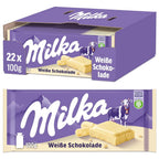Milka White Chocolate Bar - Pack of 22