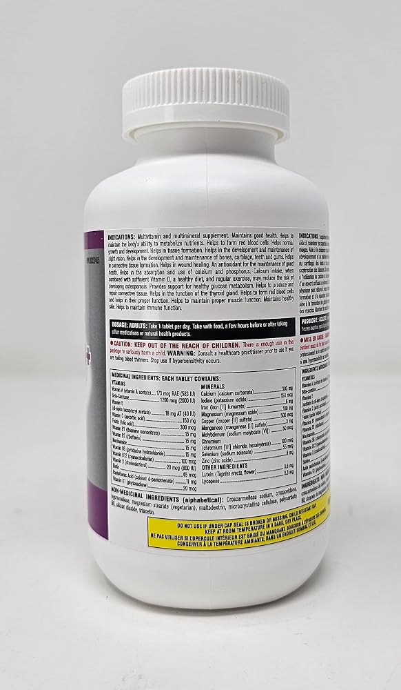 Kirkland Signature Women 50+ Multivitamin - 365 Tablets - image 3