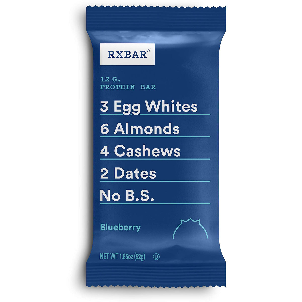 RXBAR Blueberry Protein Bar Gluten Free - 24 Count