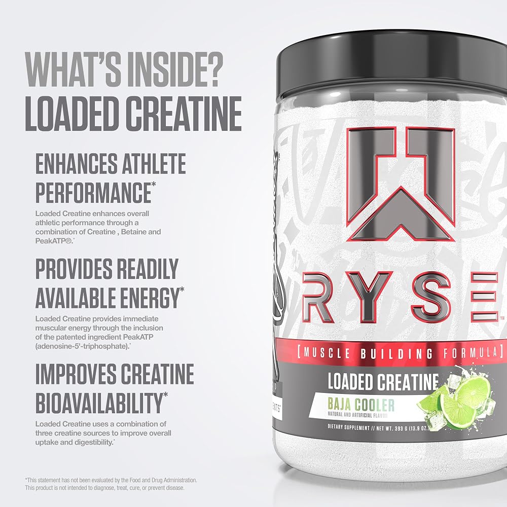Ryse Loaded Creatine for Men & Women - 30 Servings