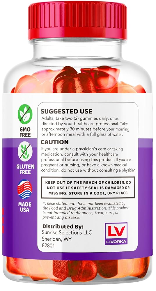 LIVORKA KetoGlow Keto ACV Gummies - 60 Gummies - image 5