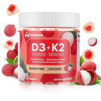 IRIDESICENT Vitamin D3 K2 Gummies w/Magnesium Sugar Free - D3 Vitamin