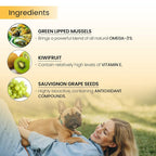 Moxxor Omega-3 Green Lipped Mussel Softgels for Dogs & Cats - 60 Count - image 3