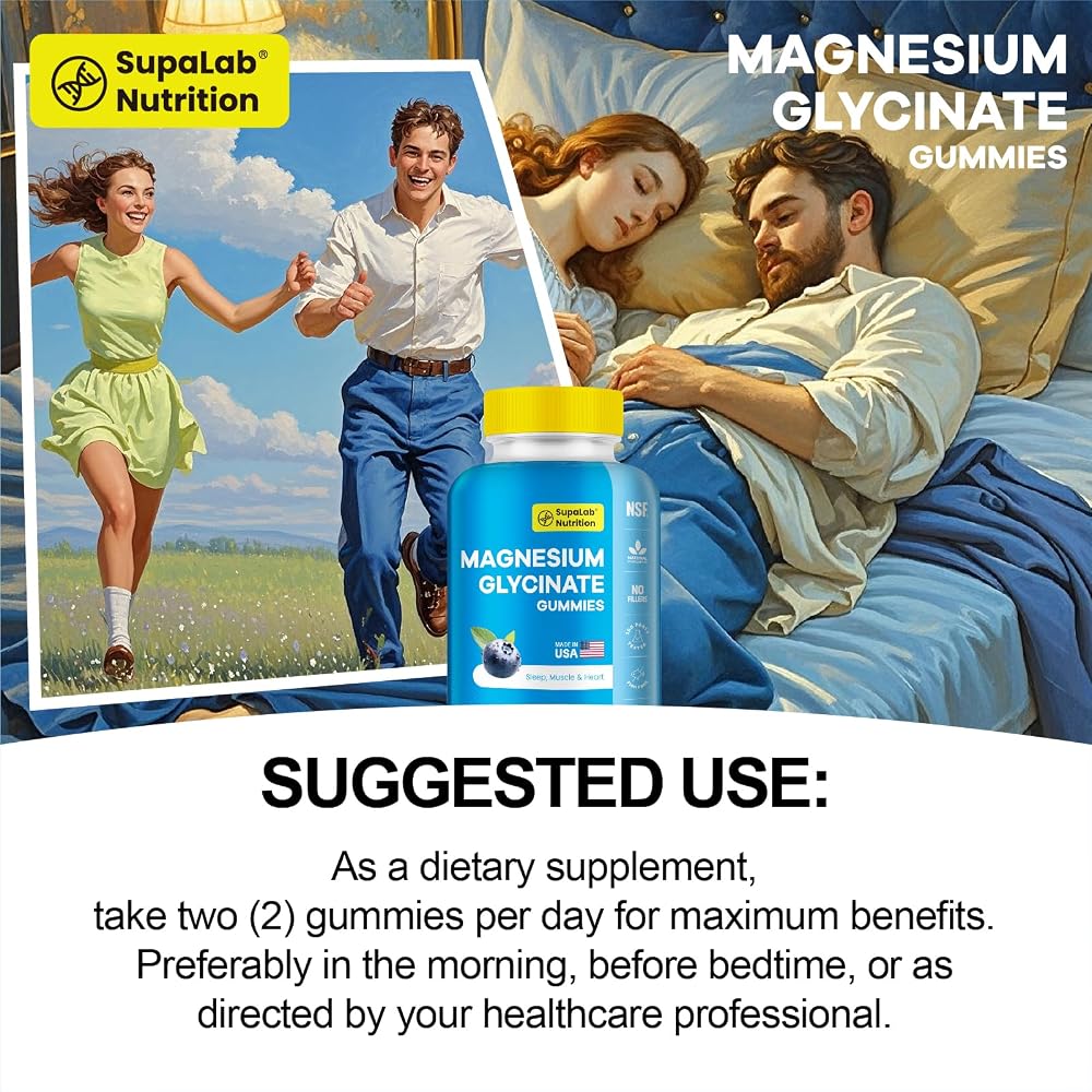 MEGNETA Magnesium Gummies for Relaxation & Muscle Support - 60 Gummies - image 6