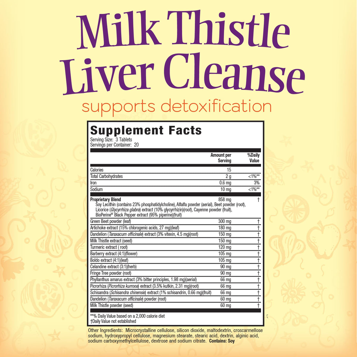 Nature's Secret Milk Thistle Liver Support - 60 Tablets - image 2