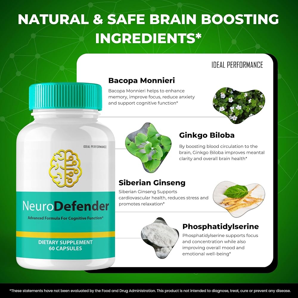IDEAL PERFORMANCE Neuro Defender Brain Supplements for Memory and Focus - image 6