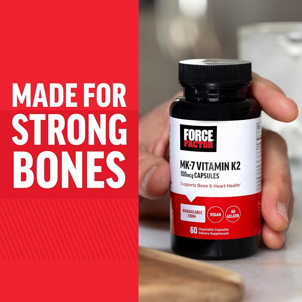 Force Factor MK-7 Vitamin K2 100mcg Bone Support - 60 Capsules - image 7