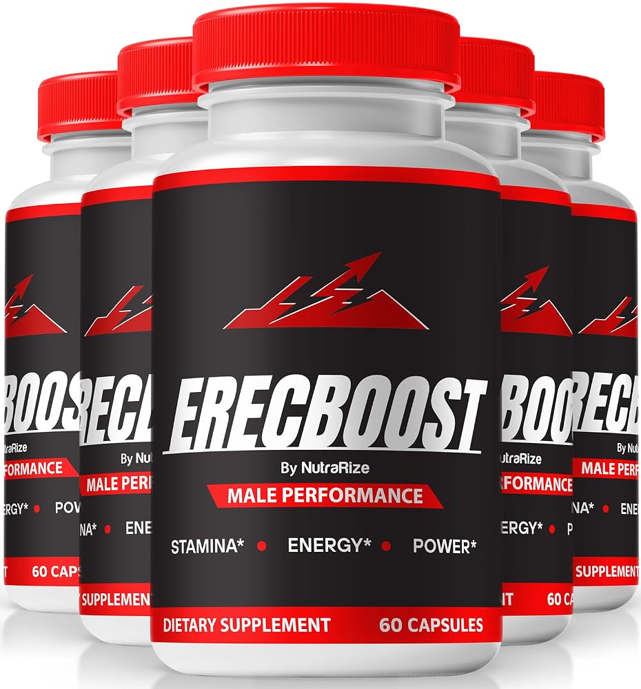NutraRize ErecBoost Male Capsules for Energy & Overall Health - 300 Capsules