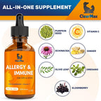 Clear Max Dog & Cat Allergy Relief Drops - 2 Fl Oz - image 2