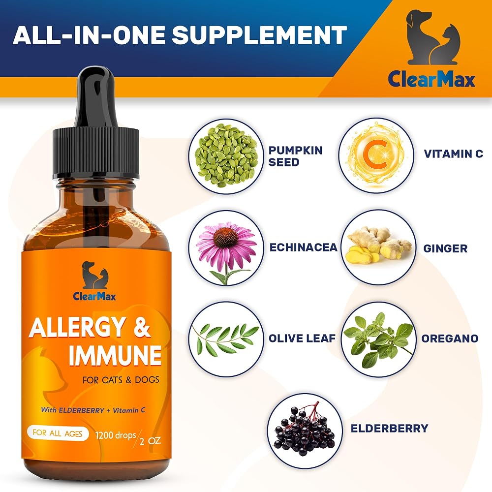 Clear Max Dog & Cat Allergy Relief Drops - 2 Fl Oz - image 2