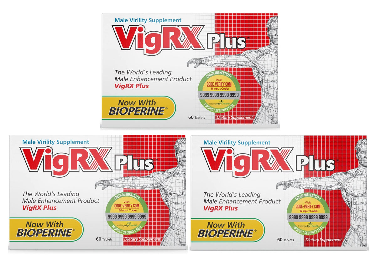 VigRX Plus Daily Supplement Tablets - 180 Tablets