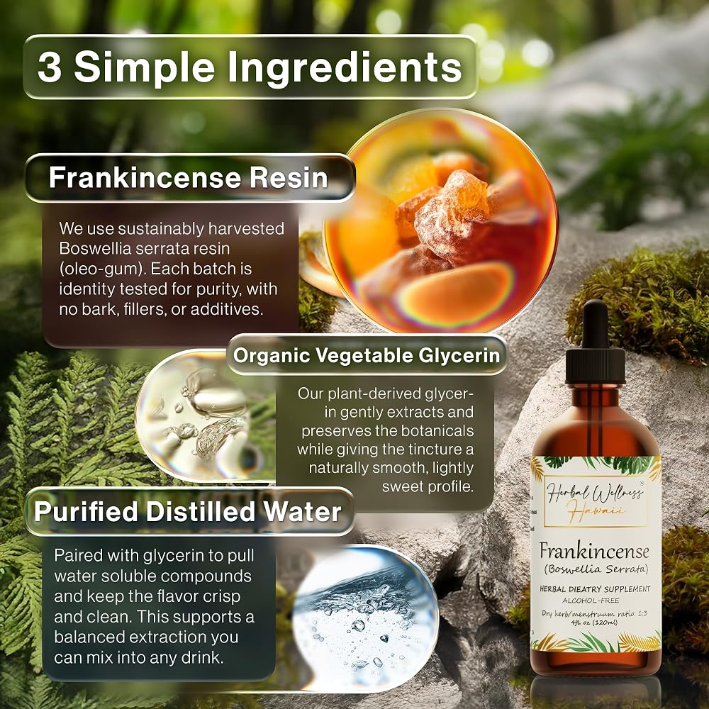Herbal Wellness Hawaii Frankincense Liquid Extract - Herbal Wellness