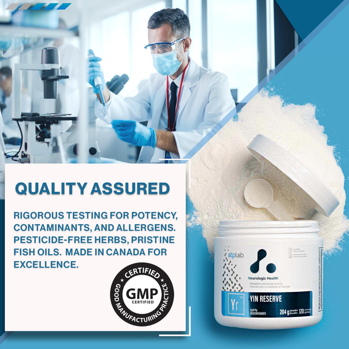 ATP LAB Yin Reserve Relaxation and Energy Powder - 120 Servings - image 8