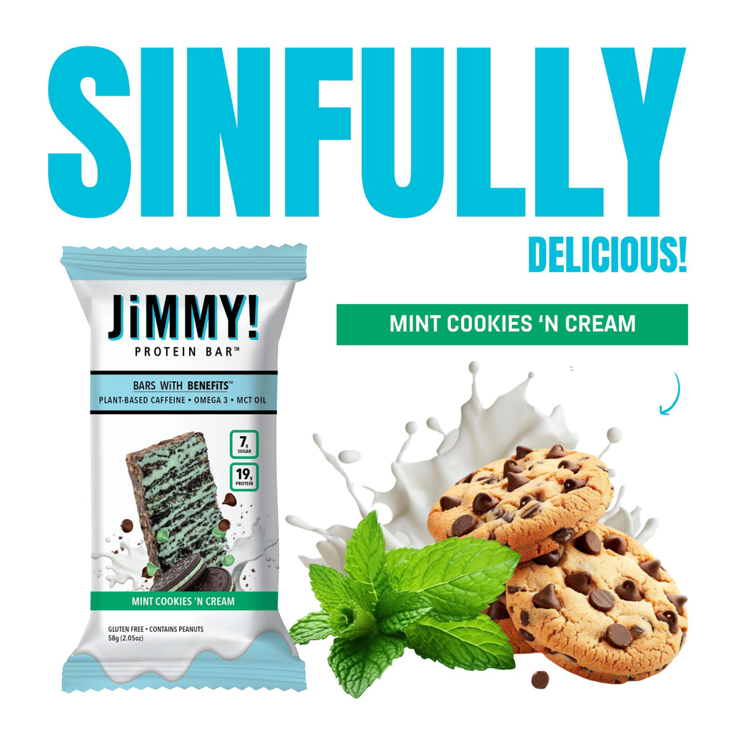 JiMMYBAR! - 12 Count - Functional Snack with Real Food Ingredients