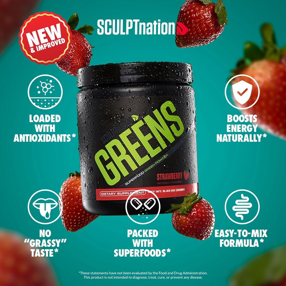 Sculpt Nation by V Shred Greens - Premium Greens Powder & Superfood