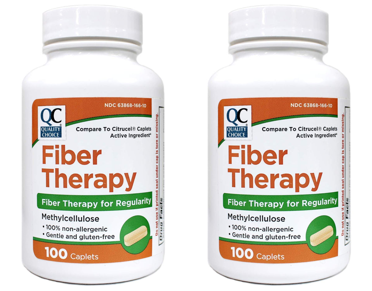 Quality Choice Fiber Therapy Methylcellulose 500 mg - 200 Caplets