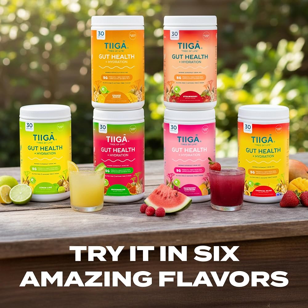 Tiiga Gut Health & Hydration Drink Mix Watermelon - 30 Servings - image 4