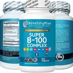 LIQUIDPACKPRO Super B-100 Complex Vitamin B Tablets - 100 Count - image 7