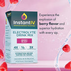 Instant IV Electrolytes Powder Berry Blast - 12 Packets - image 3