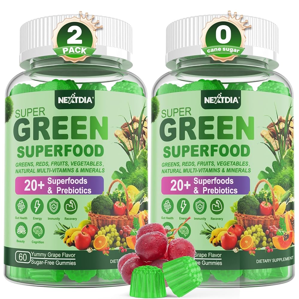 Nextdia Superfood Green Gummies