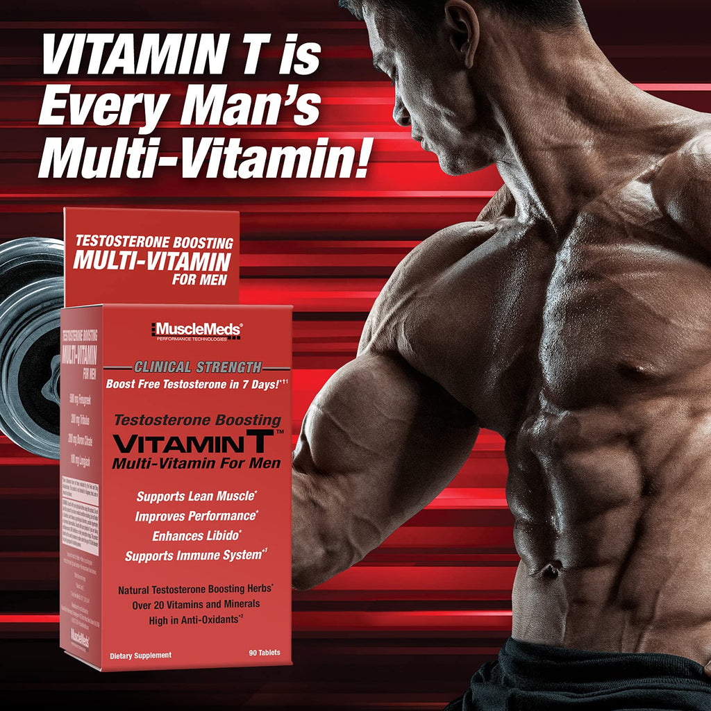 MuscleMeds Vitamin T Daily Complete Multivitamin for Men - 90 Capsules - image 5