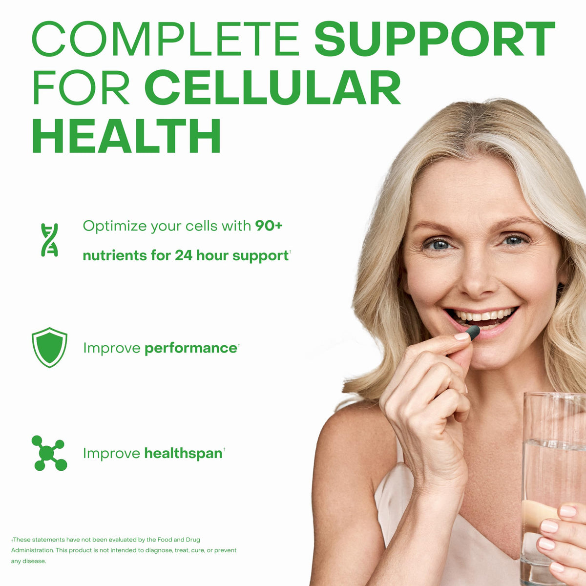 HealthyCell AM/PM Healthspan System - 120 Capsules - image 2