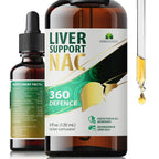 HERBALICIOUS Liver Support NAC 360 Defense Liquid - 4 Fl Oz