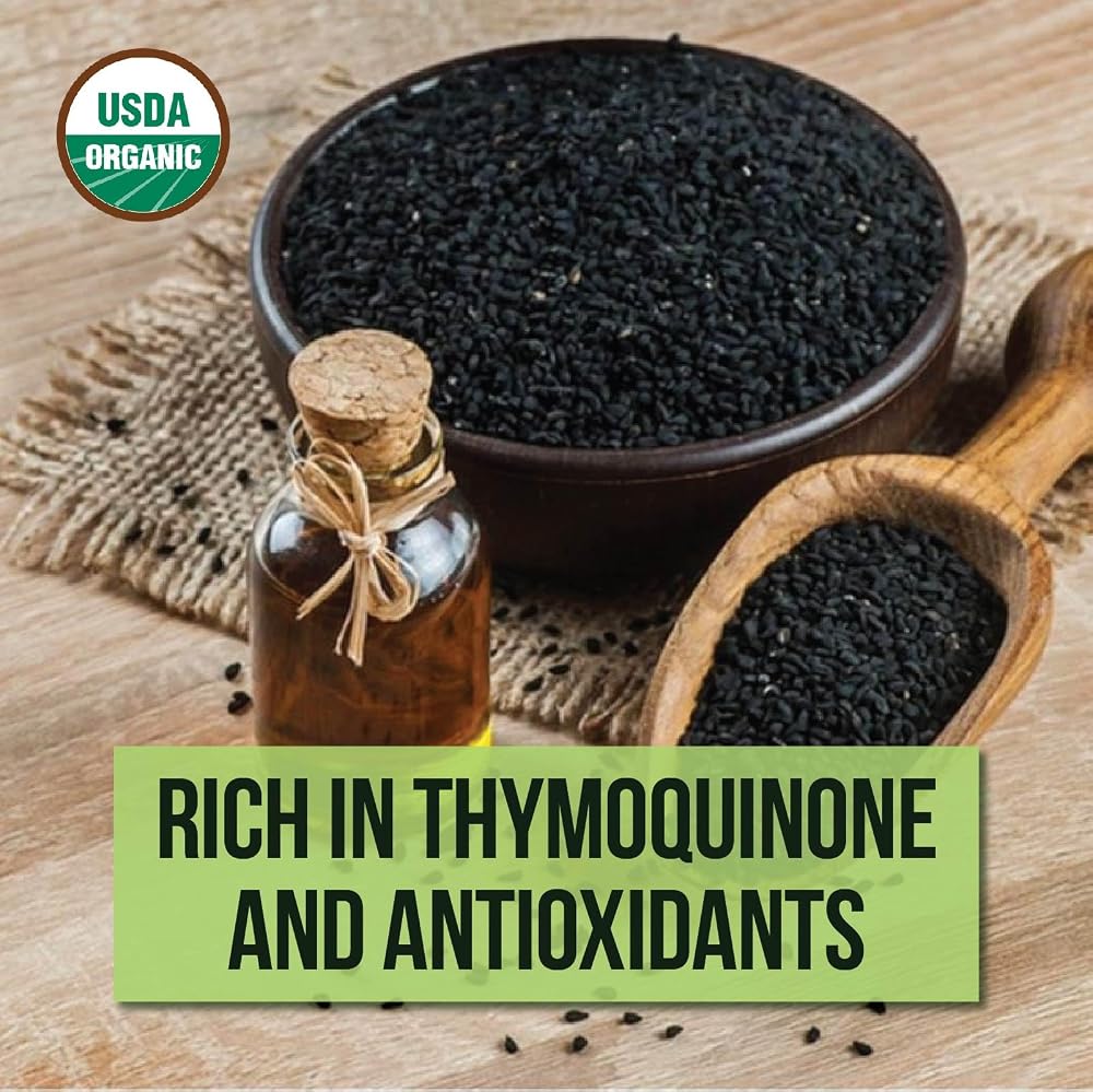 uhRohMuh Premium USDA Organic Black Cumin Seed Oil - image 6