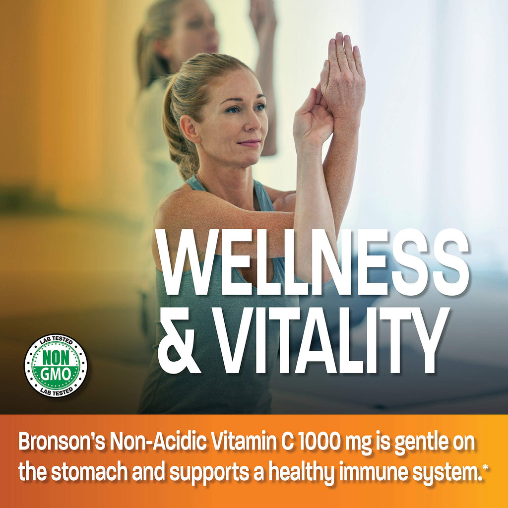 Bronson Non-Acidic Vitamin C 1000 mg Sodium Ascorbate - 250 Tablets - image 5
