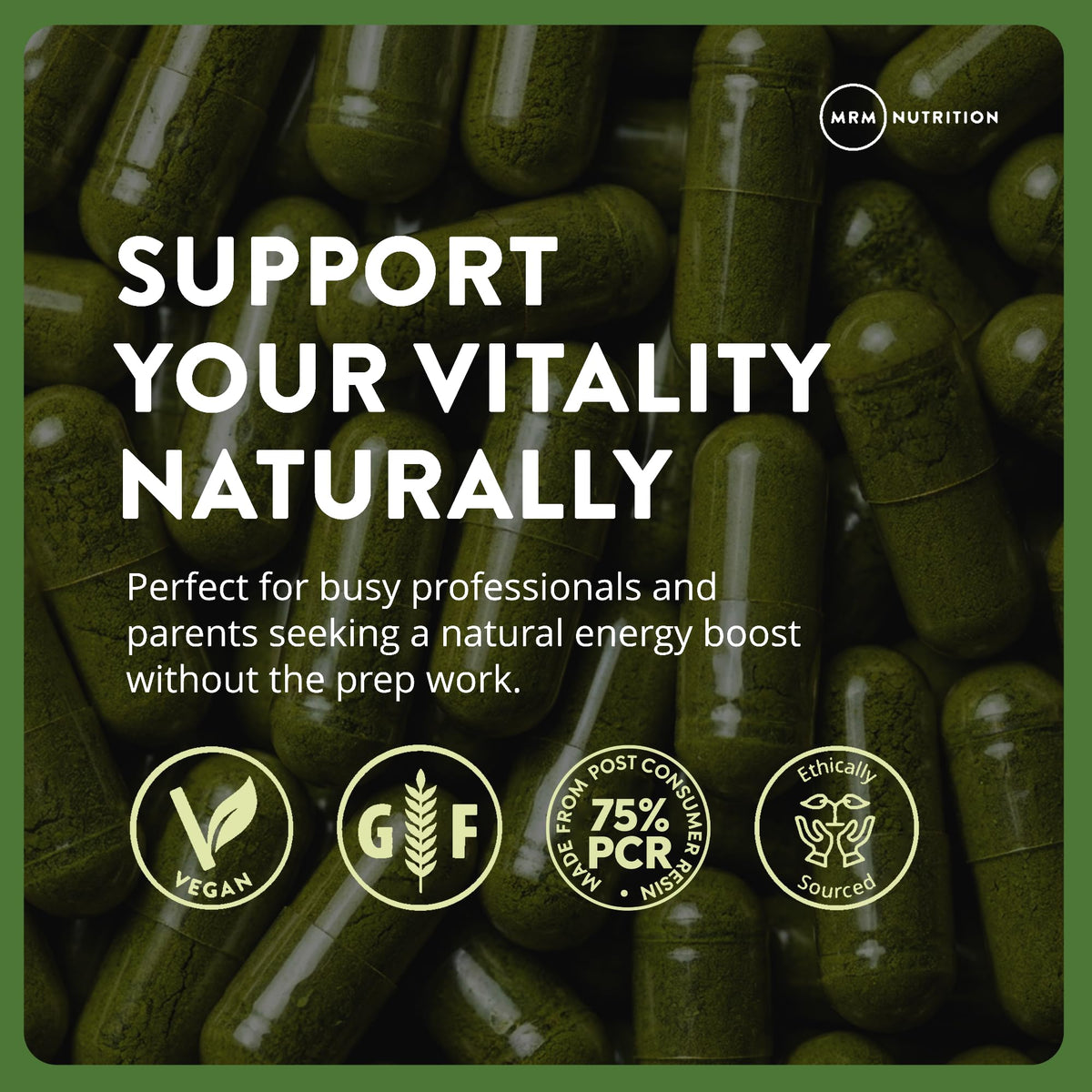 MRM Matcha Green Tea Capsules - 60 Capsules - image 3